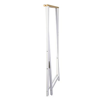 Casual Home Wood Folding Clothing Garment Rack