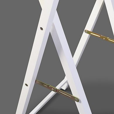 Casual Home Wood Folding Clothing Garment Rack