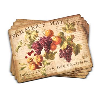Pimpernel Abundant Fall Placemats, Set Of 4