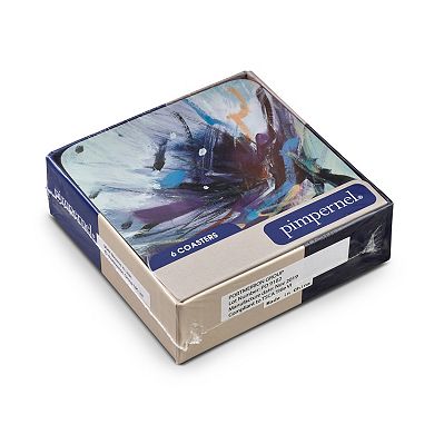 Pimpernel Blooms In Lilac Coasters, Set Of 6