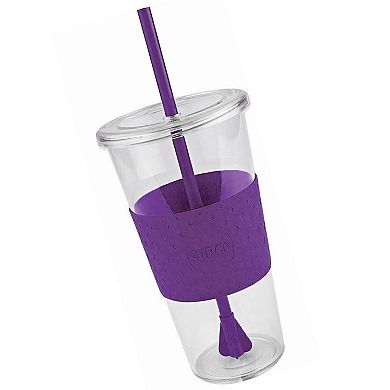 Copco Sierra 2-pack 24 Oz. Iced Beverage Tumbler Cup With Straw & Spill Resistant Lid
