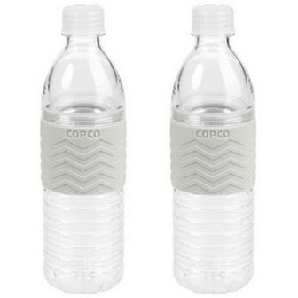 Copco Hydra 2-pack Water Bottle 16.9 Oz. Non Slip Sleeve Bpa Free Tritan Reusable