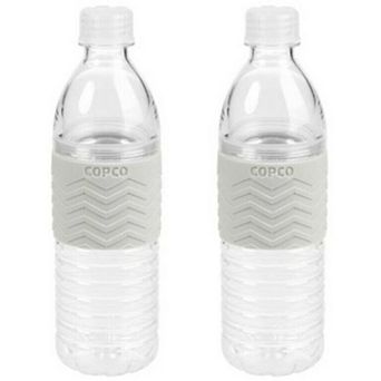Copco Hydra 2-pack Water Bottle 16.9 Oz. Non Slip Sleeve Bpa Free Tritan Reusable