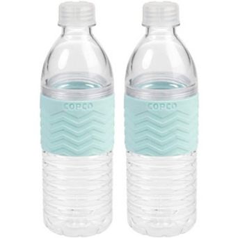 Copco Hydra 2-pack Water Bottle 16.9 Oz. Non Slip Sleeve Bpa Free Tritan Reusable