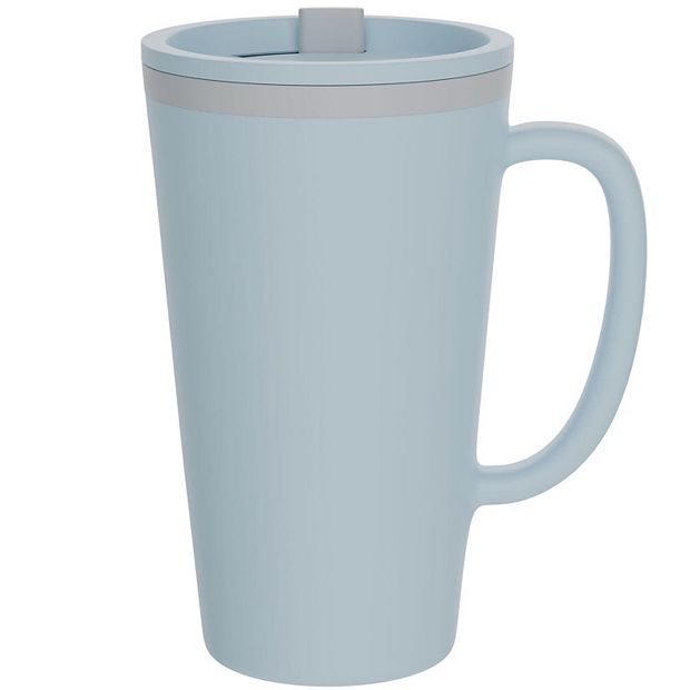 Copco Insulated Travel Mug with Handle, 16 oz, Light Blue, Double Wall,  BPA-Free