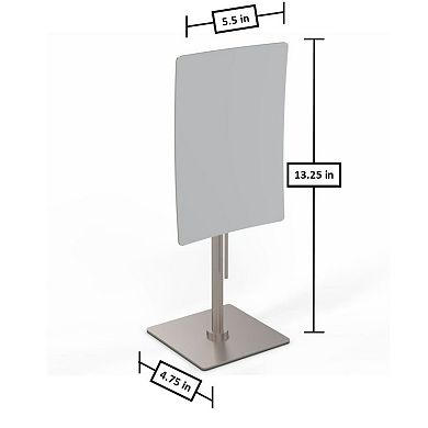 Aptations Mirror Image Minimalist Rectangular Free Standing Mirror