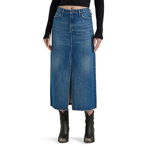Women's Wrangler Denim Maxi Skirt