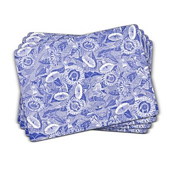 Pimpernel Blue Room Sunflower Placemats, Set Of 4