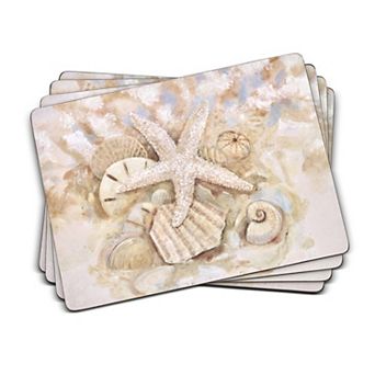 Pimpernel Beach Prize Placemats, Set Of 4