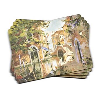 Pimpernel Venetian Scenes Placemats, Set Of 4