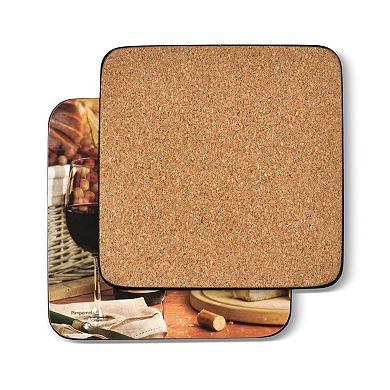 Pimpernel Artisanal Wine Coasters, Set Of 6