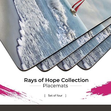Pimpernel Rays Of Hope Placemats, Set Of 4