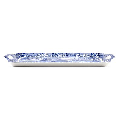 Pimpernel Blue Italian Melamine Large Handled Tray