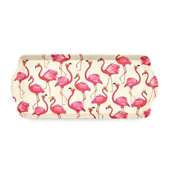 Pimpernel Sara Miller Flamingo Melamine Sandwich Tray