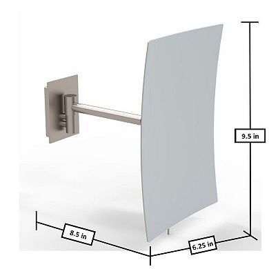 Aptations Mirror Image Minimalist Rectangular Wall Mirror