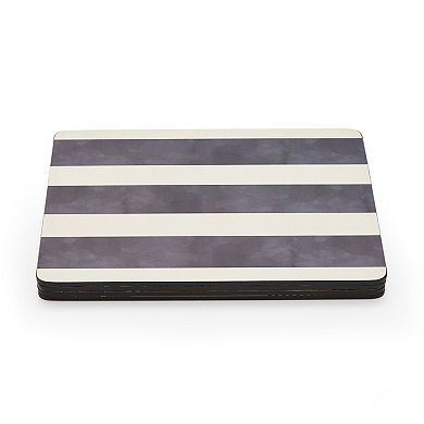Pimpernel Mono Stripe Placemats, Set Of 4