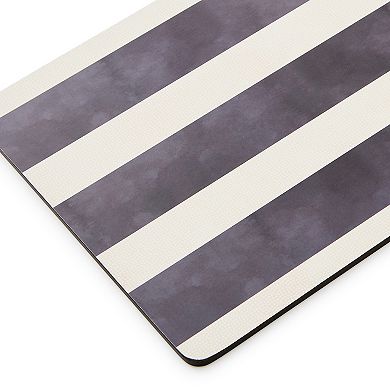 Pimpernel Mono Stripe Placemats, Set Of 4