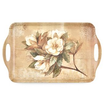Pimpernel Sugar Magnolia Melamine Large Handled Tray