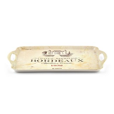 Pimpernel Vin De France Melamine Large Handled Tray