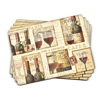 Pimpernel French Cellar Placemats, Set Of 4