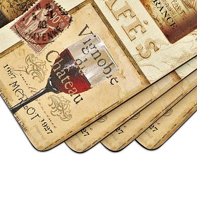 Pimpernel French Cellar Placemats, Set Of 4