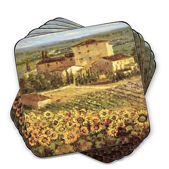 Pimpernel Tuscany Coasters, Set Of 6