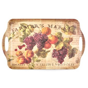 Pimpernel Abundant Fall Melamine Large Handled Tray