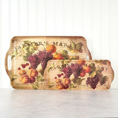 Pimpernel Abundant Fall Melamine Large Handled Tray