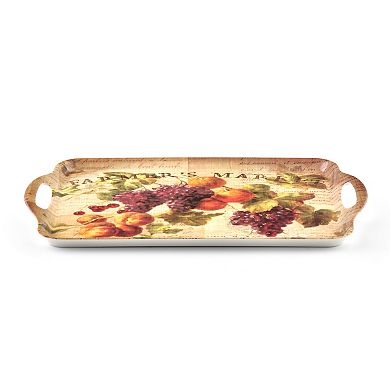 Pimpernel Abundant Fall Melamine Large Handled Tray