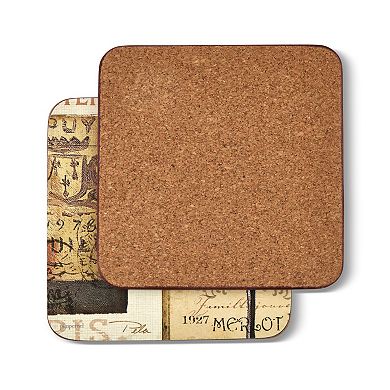 Pimpernel French Cellar Coasters, Set Of 6