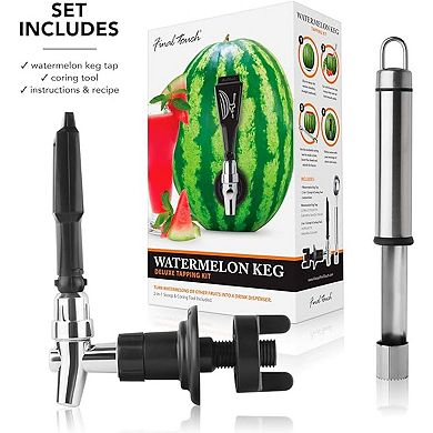 Final Touch Watermelon Keg Tapping Kit With Coring Tool