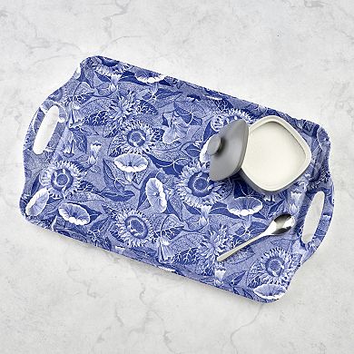 Pimpernel Blue Room Sunflower Melamine Large Handled Tray