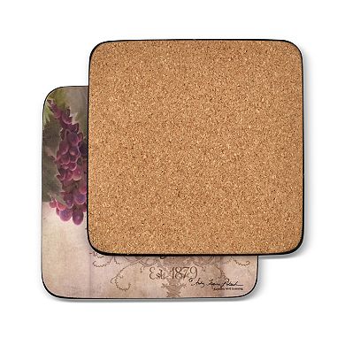Pimpernel Tuscan Vineyard Coasters, Set Of 6