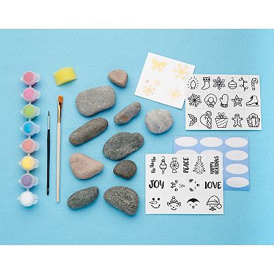 Creativity for Kids Holiday Hide & Seek Rock Painting Kit