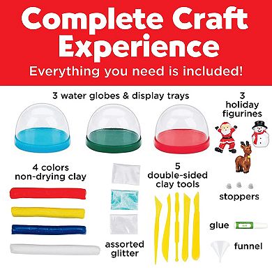 Creativity for Kids Make Your Own Holiday Snow Globes