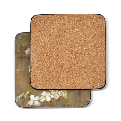 Pimpernel Dogwood In Spring Coasters, Set Of 6