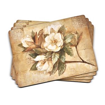 Pimpernel Sugar Magnolia Placemats, Set Of 4