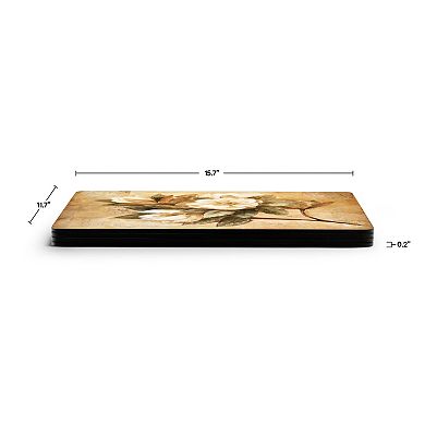 Pimpernel Sugar Magnolia Placemats, Set Of 4