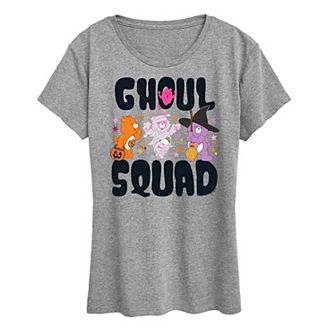 Women's Care Bears Halloween Ghoul Squad Graphic Tee