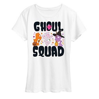 Women's Care Bears Halloween Ghoul Squad Graphic Tee