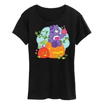 Women's Care Bears Halloween Pumpkin Graphic Tee