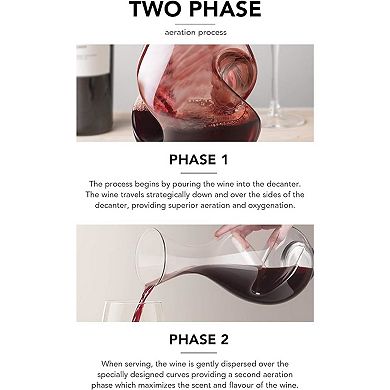 Final Touch L'grand Conundrum Aerator Wine Decanter