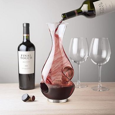 Final Touch L'grand Conundrum Aerator Wine Decanter