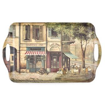 Pimpernel Parisian Scenes Melamine Large Handled Tray