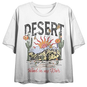 Juniors' Desert Wind in my Hair Graphic Tee