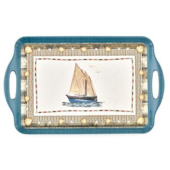 Pimpernel Coastal Breeze Melamine Large Handled Tray