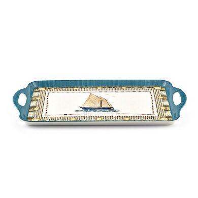 Pimpernel Coastal Breeze Melamine Large Handled Tray