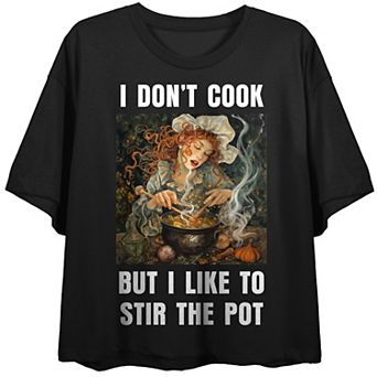 Juniors' Stir The Pot Short Sleeve Graphic Tee