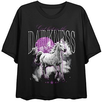 Juniors' Get Lost in the Darkness Short Sleeve Graphic Tee