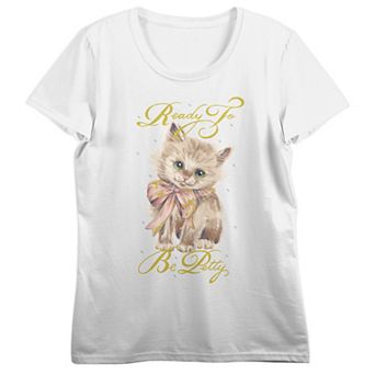 Juniors' Ready to be Petty Short Sleeve Graphic Tee